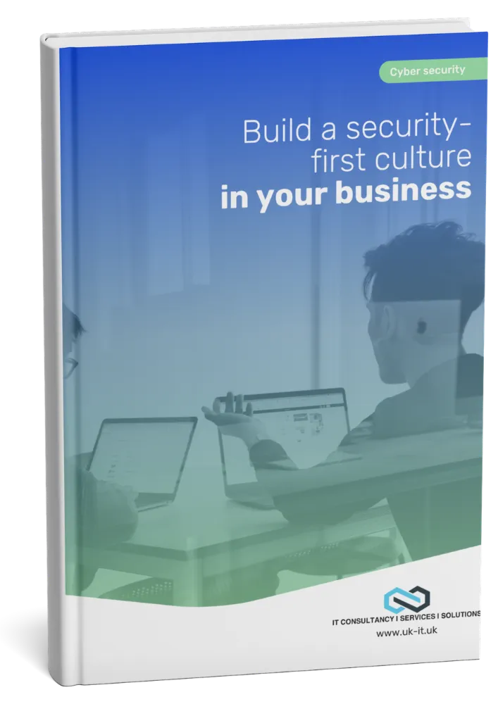 Cover of the guide: Build a security-first culture in your business