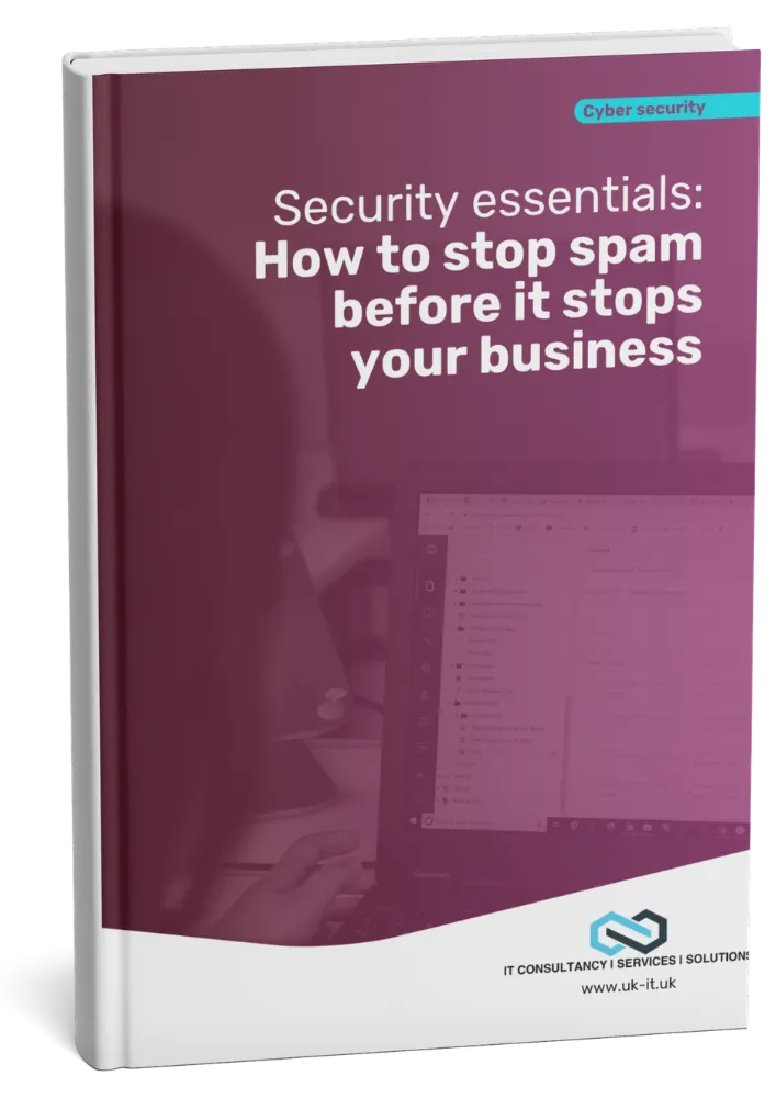 Cover of the guide: How to stop spam before it stops your business